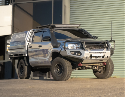 ROCKARMOR GT STEEL HOOP BULLBAR TO SUIT TOYOTA SR HILUX 2020-2024 (Full Bar Replacement) - Hybrid Street&4x4