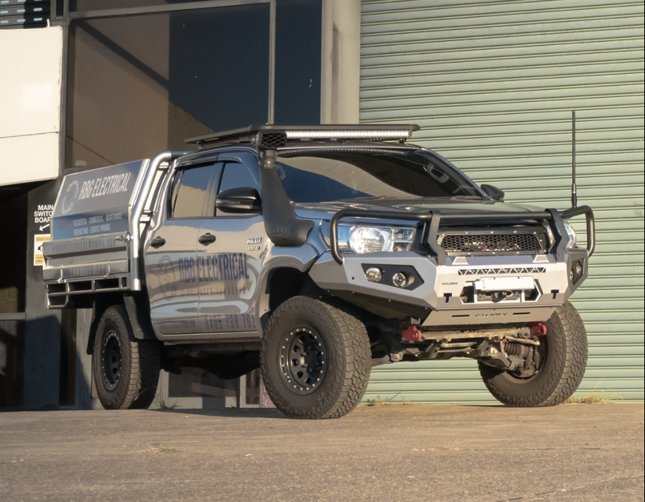 Rockarmor | GT Steel Hoop Bull Bar To Suit Toyota SR Hilux 2020-2024 (Full Bar Replacement)
