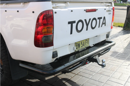 Rockarmor | Premium Steel Rear Step/Towbar To Suit Toyota Hilux N70 2005-Early 2015 (Tub Rear)