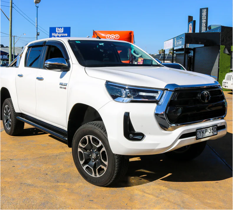 Rockarmor | Steel Rock Slider Side Step To Suit Toyota Hilux N80 2015 To Current