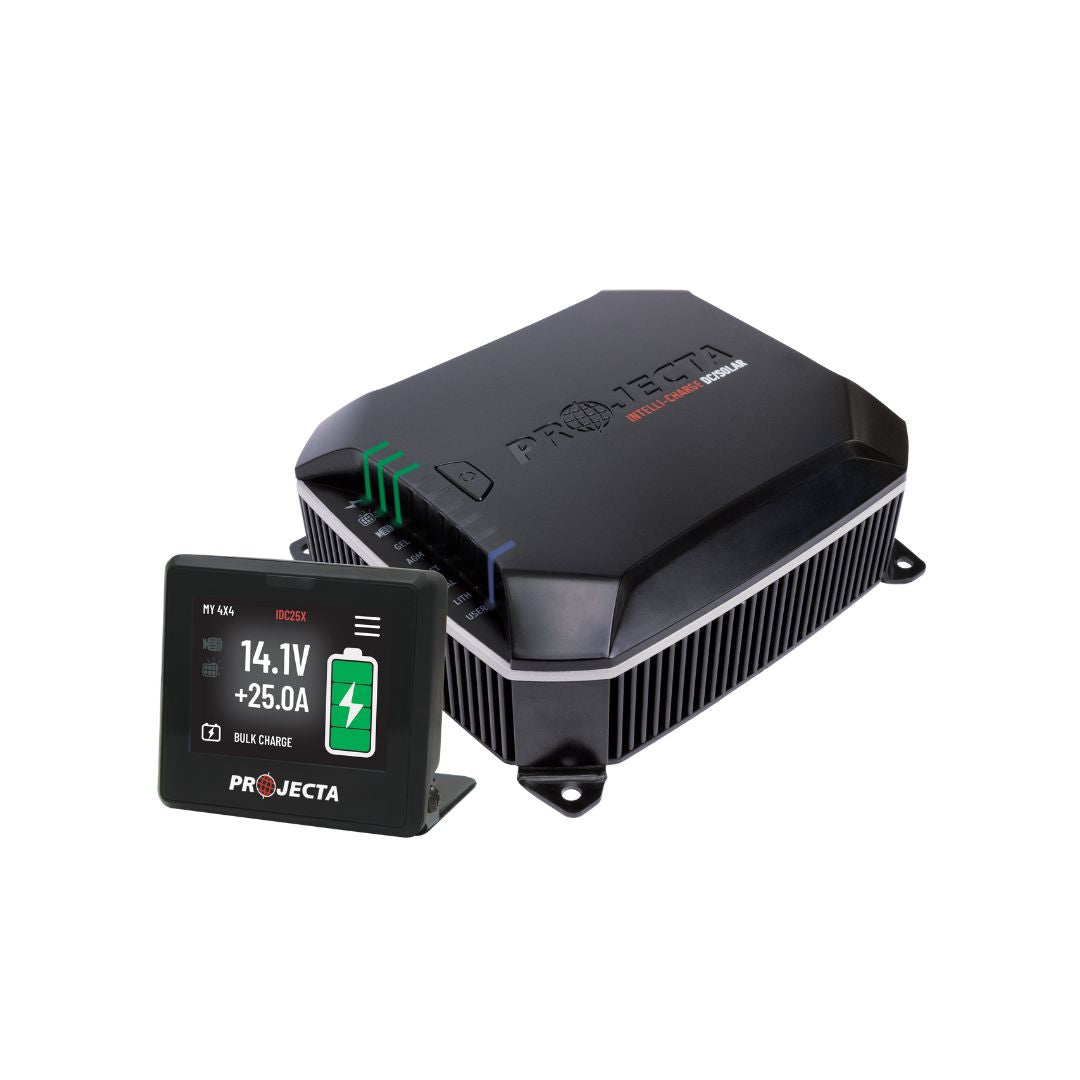 Projecta | 12/24V 25A DC-DC Battery Charger With MPPT Solar and IQ Screen
