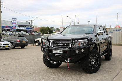 Rockarmor Elite Steel Bull Bar to suit Nissan Navara NP300 D23 2015-2020 (Full Bar Replacement) - Hybrid Street & 4x4