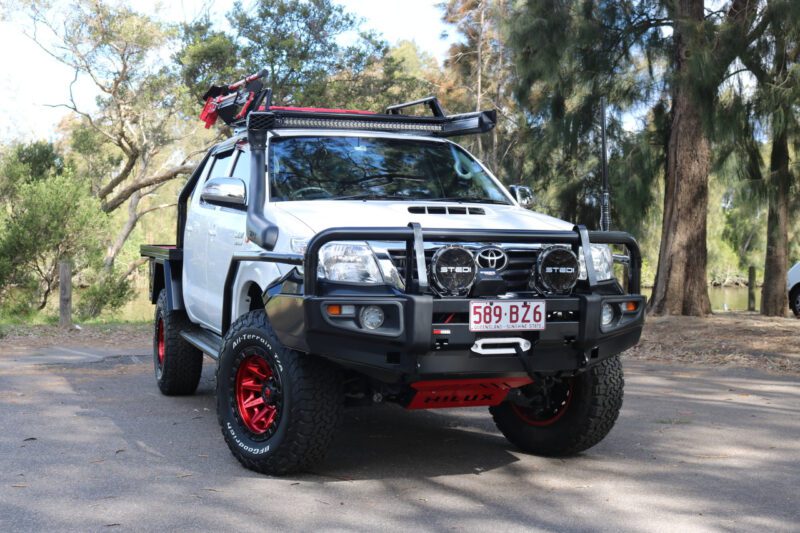 Rockarmor Premium Steel Bull Bar To Suit Toyota Hilux 2011-15 Bar Replacement (Eyebrows) - Hybrid Street & 4x4