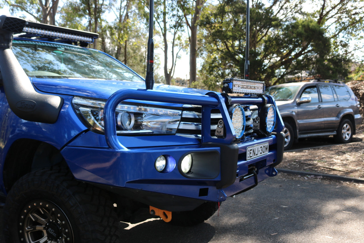Rockarmor Elite Steel Bull Bar To Suit Toyota Hilux VIGO N80 2015-2020 (Full Bar Replacement) - Hybrid Street & 4x4