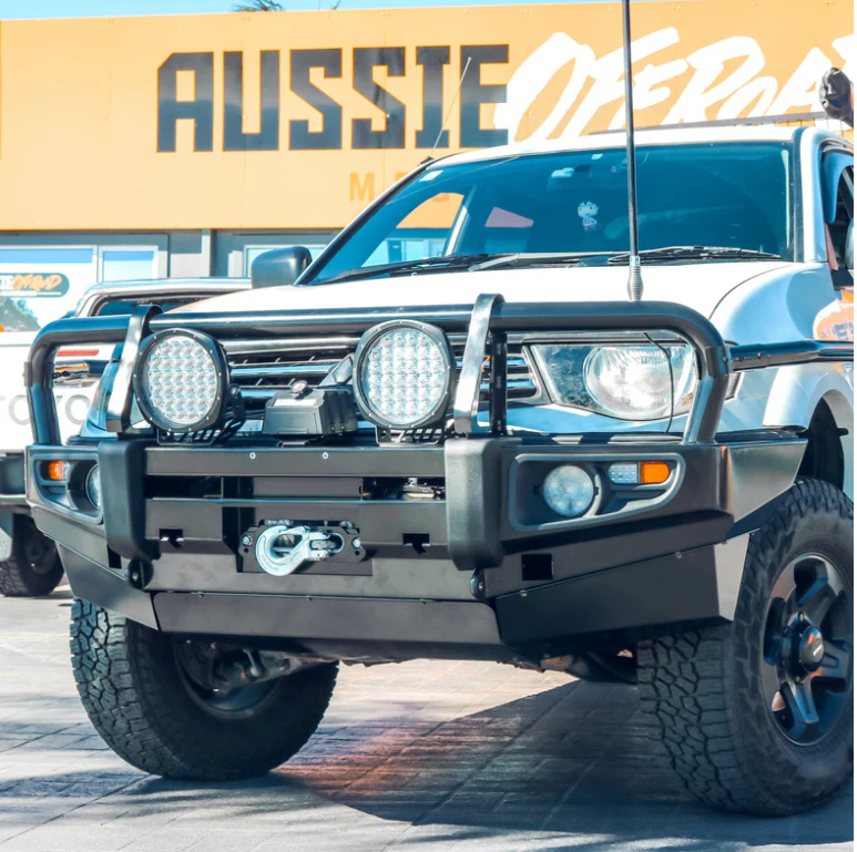 Rockarmor | Premium Steel Bull Bar To Suit Mitsubishi Triton Challenger PB/PC 2009-2015 (Bumper Cut)