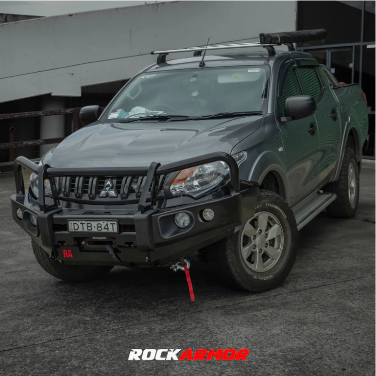 ROCKARMOR ELITE BULLBAR FRONTAL COMBO TO SUIT MITSUBISHI TRITON MQ - Hybrid Street&4x4