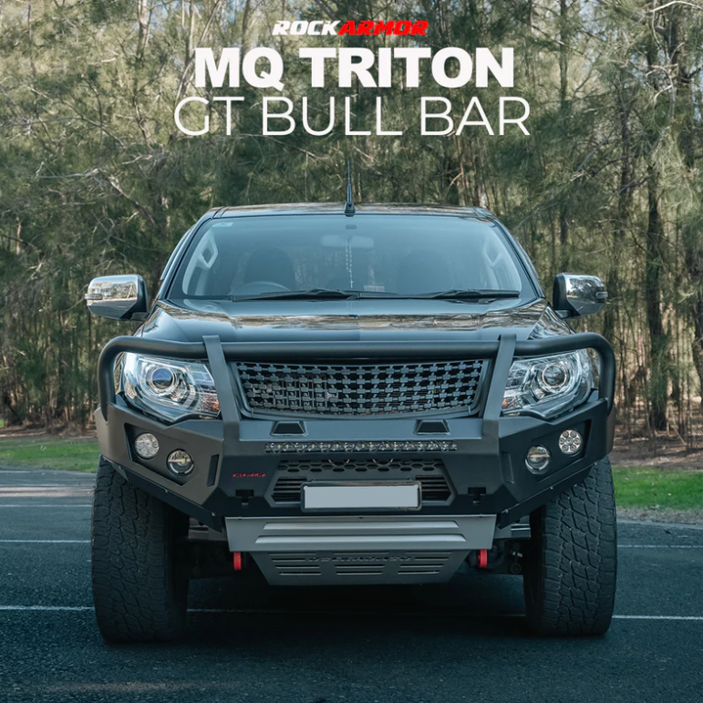 Rockarmor | GT Hoop Bull Bar Combo Pack To Suit Mitsubishi MQ Triton