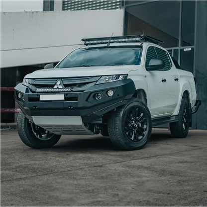 Rockarmor | GT Hoopless Bull Bar Combo Pack To Suit Mitsubishi MR Triton