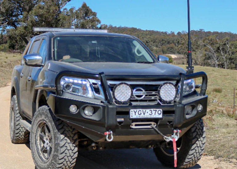 ROCKARMOR ELITE BULLBAR FRONTAL COMBO TO SUIT NISSAN NAVARA NP300 - Hybrid Street&4x4