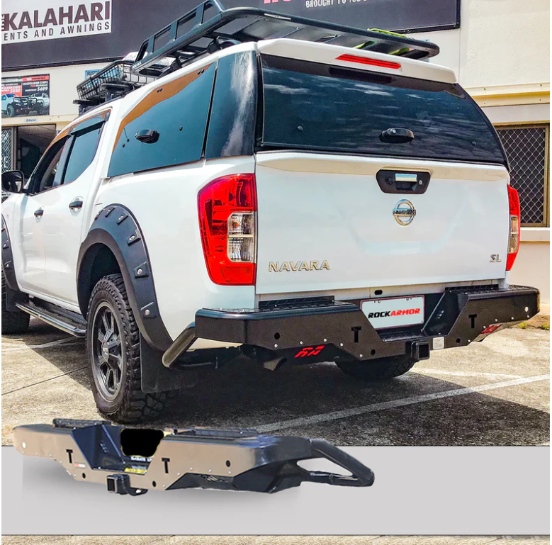 Rockarmor | Elite Steel Rear Step/Towbar To Suit Nissan Navara NP300 D23 2015-2020