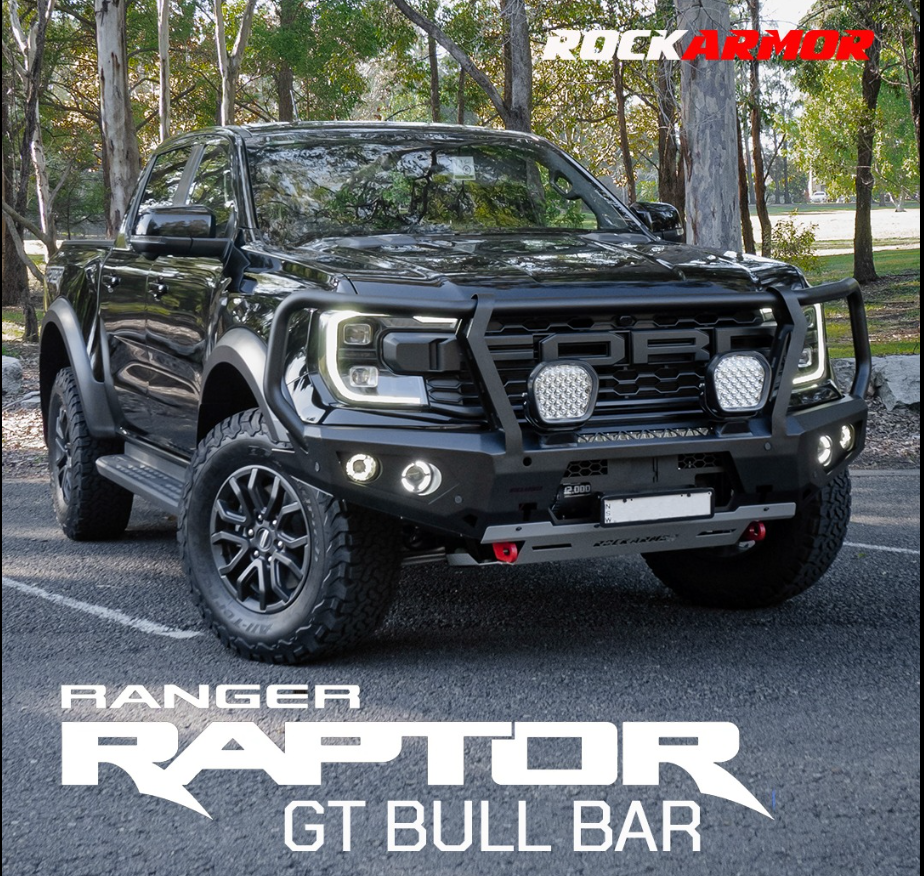 Rockarmor | GT Hoop Bull Bar Combo Pack To Suit Ford Raptor Next Gen 2023-2024