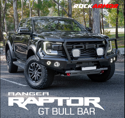 Rockarmor | GT Hoop Bull Bar Combo Pack To Suit Ford Raptor Next Gen 2023-2024