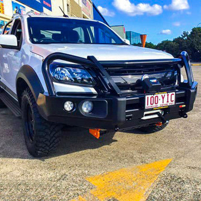 Rockarmor | Elite Steel Bull Bar To Suit Holden Colorado (Bumper Cut)