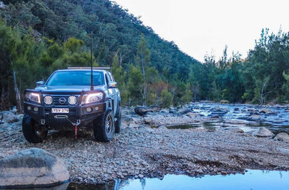 Rockarmor Elite Steel Bull Bar to suit Nissan Navara NP300 D23 2015-2020 (Full Bar Replacement) - Hybrid Street & 4x4