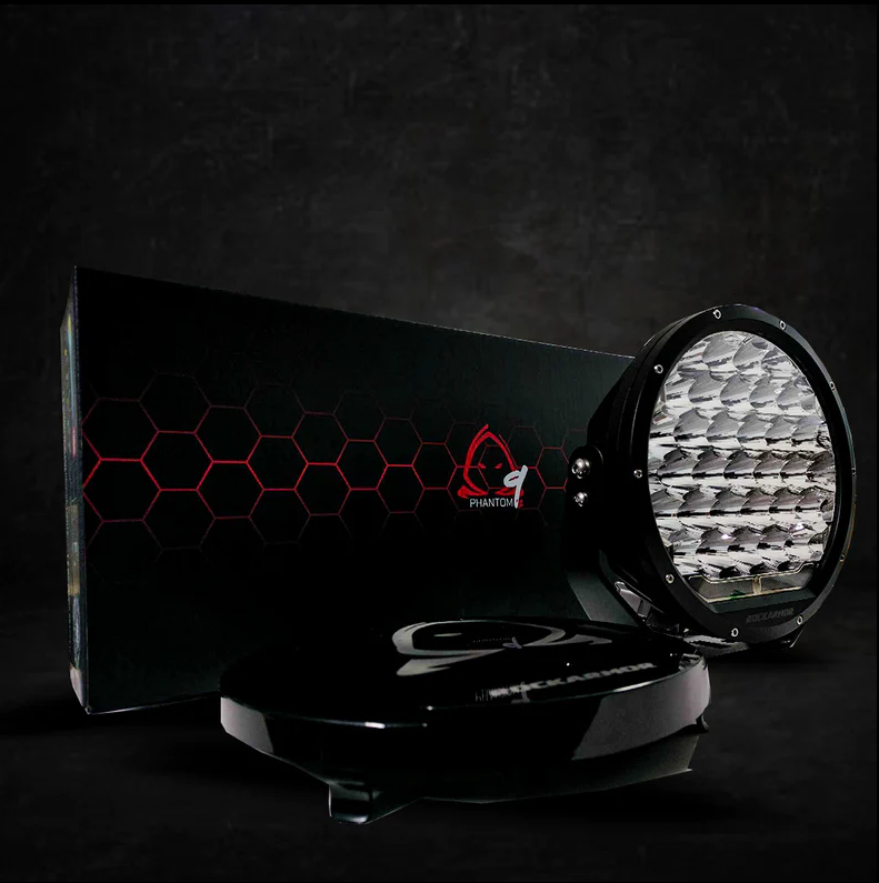 ROCKARMOR PHANTOM 9INCH LED DRIVING LIGHTS - Hybrid Street&4x4