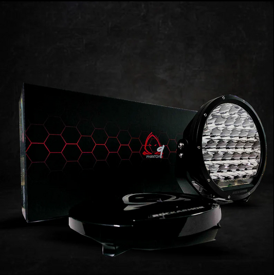 ROCKARMOR PHANTOM 9INCH LED DRIVING LIGHTS - Hybrid Street&4x4