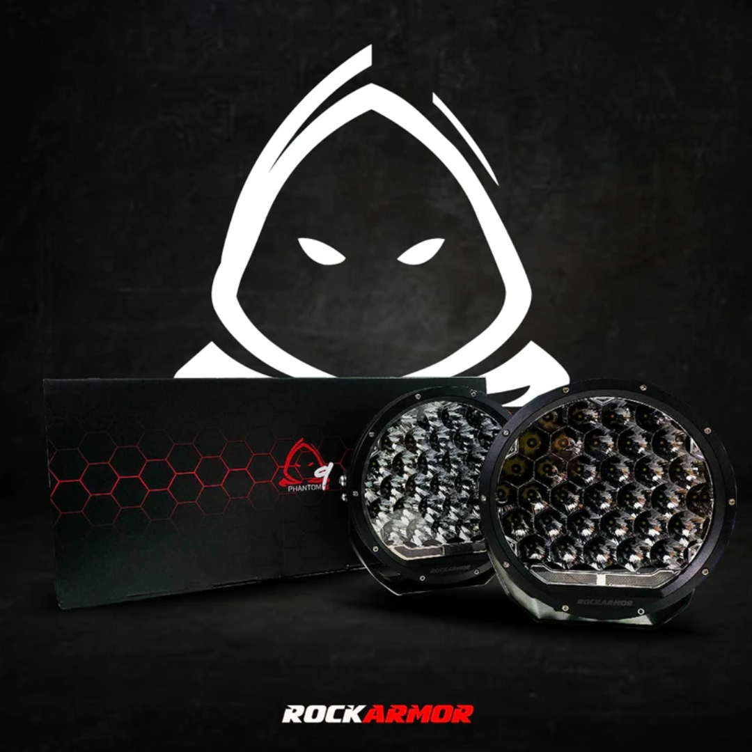 ROCKARMOR PHANTOM 9S LED DRIVING LIGHTS - Hybrid Street & 4x4