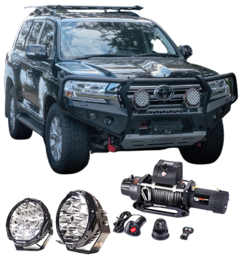 Rockarmor | GT Hoop Bull Bar Combo Pack To Suit Toyota 200 2015+