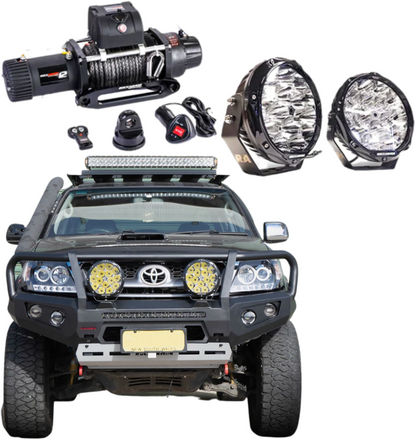 Rockarmor | GT Hoop Bull Bar Combo Pack To Suit Toyota Hilux 2005-2011