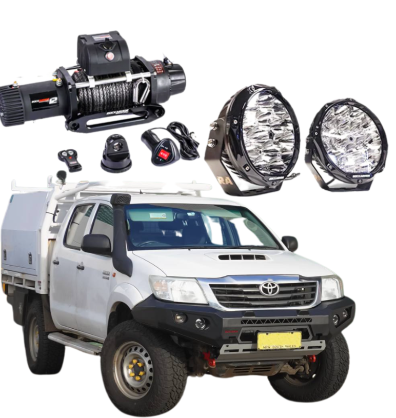 Rockarmor | GT Hoopless Bull Bar Frontal Combo To Suit Toyota Hilux 2012-2015