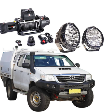 Rockarmor | GT Hoopless Bull Bar Frontal Combo To Suit Toyota Hilux 2012-2015