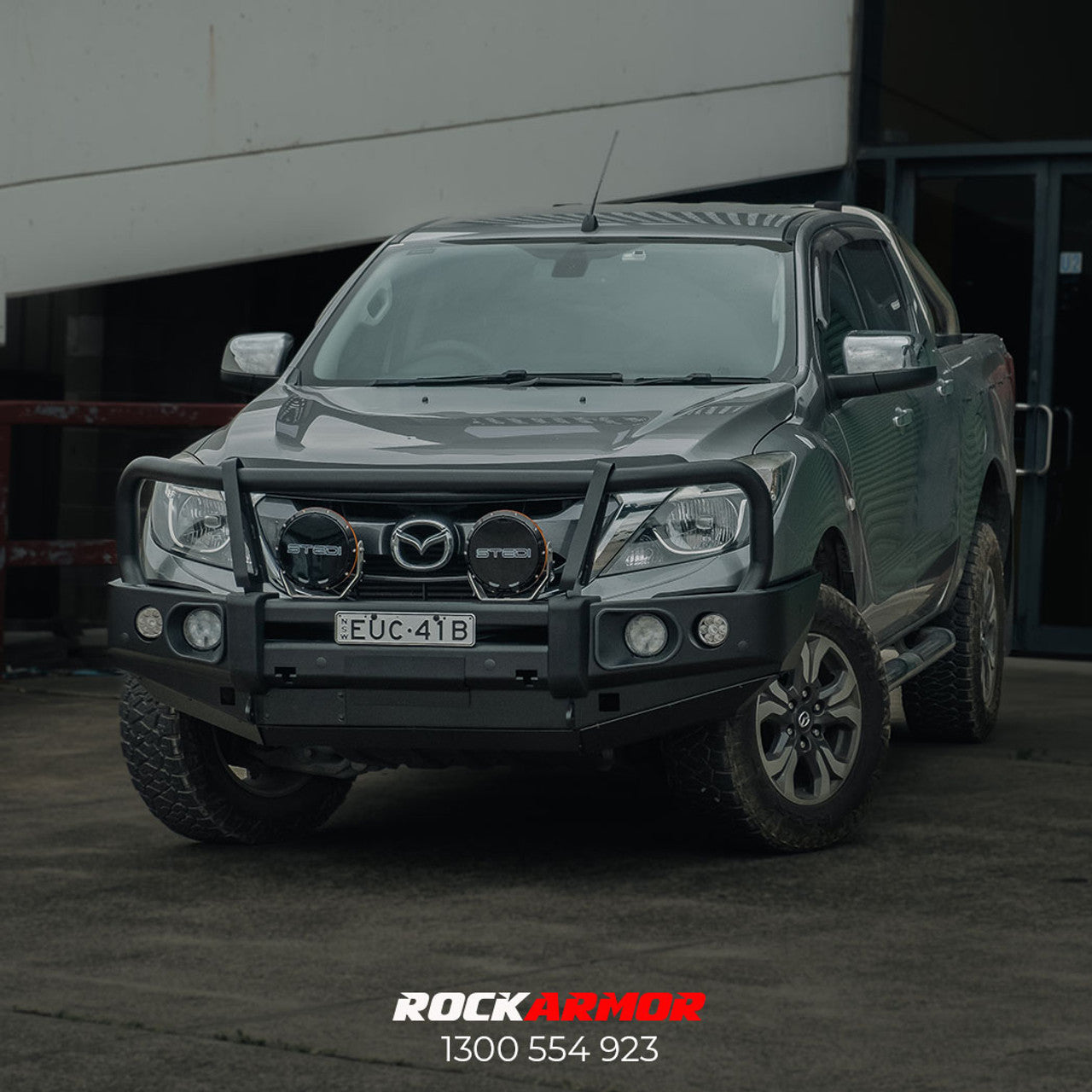 Rockarmor Elite Steel Bullbar To Suit Mazda BT-50 2011 - Early 2020 - Hybrid Street & 4x4