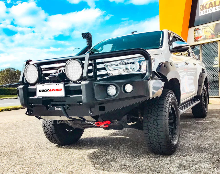 Rockarmor Elite Steel Bull Bar To Suit Toyota Hilux VIGO N80 2015-2020 (Full Bar Replacement) - Hybrid Street & 4x4