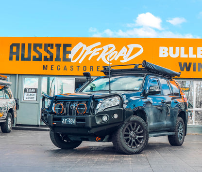 Rockarmor Elite Steel Bull Bar to suit Toyota Prado FJ150 Tear Drop Nov 2013-2017 (Bar Replacement) - Hybrid Street & 4x4