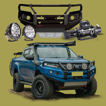 Rockarmor | GT Hoop Bull Bar Combo Pack To Suit Mitsubishi MR Triton
