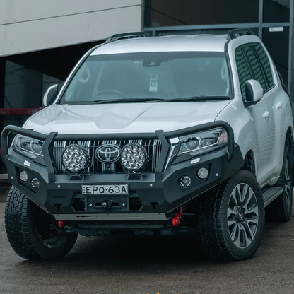 ROCKARMOR GT HOOP BULLBAR FRONTAL COMBO TO SUIT TOYOTA PRADO 150 SERIES 2018+ - Hybrid Street&4x4