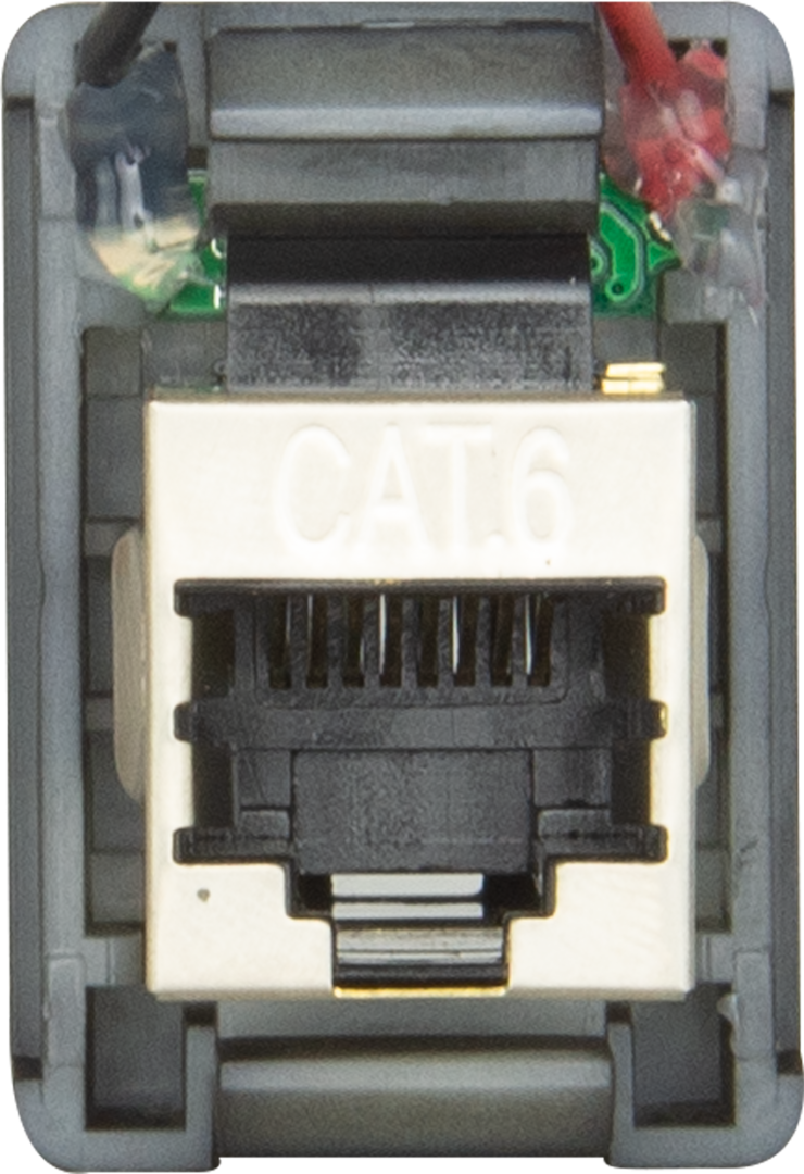 GME | RJ45 Pass-Through Adaptor - Type 1 (White)