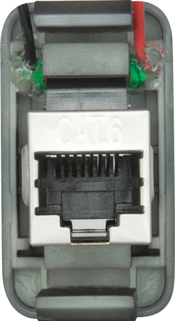 GME | RJ45 Pass-Through Adaptor - Type 2 (White)