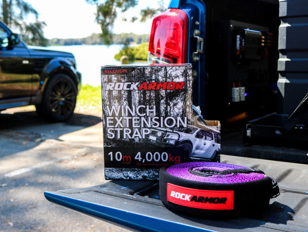 Rockarmor-Winch Extension Strap 10m 4000kg - Hybrid Street & 4x4