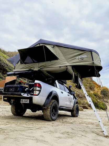 Lucas Creek | Gen 3 Soft Shell Rooftop Tent - Natural Green