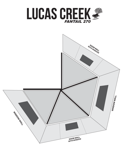 Lucas Creek | Fantail 270 Gen 3 Awning Wall Kits